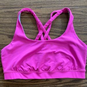 Lululemon Energy Bra - Size 8 - Hot Pink